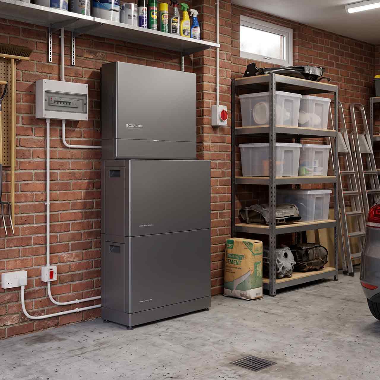 EcoFlow PowerOcean battery system installed by L-N Solar in Yorkshire